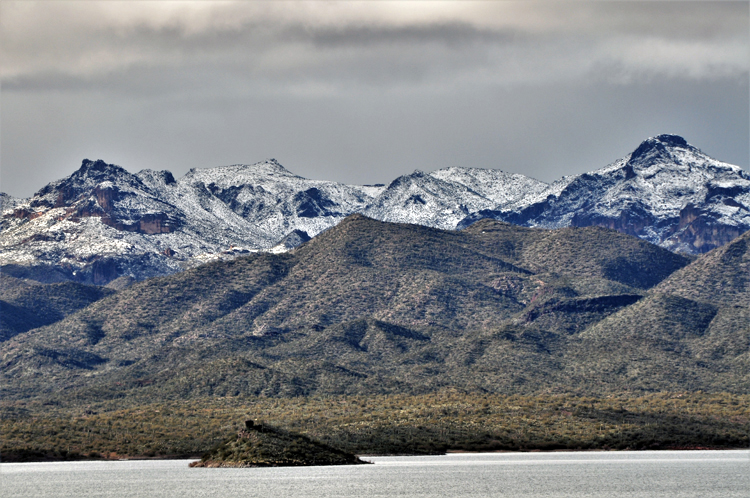 snow-capped mtns